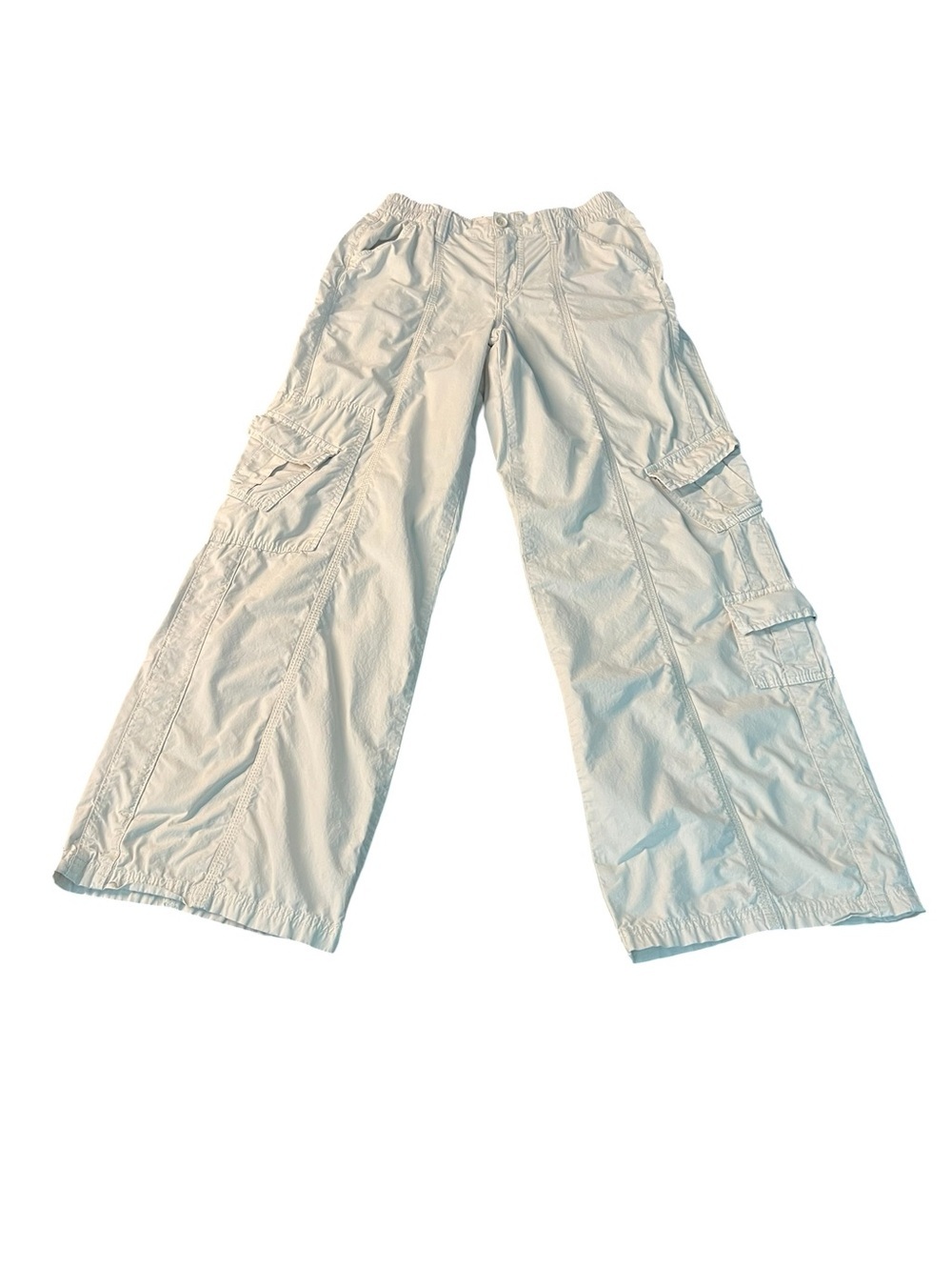 BDG Women’s Cream Y2K Cargo Pants Size Small